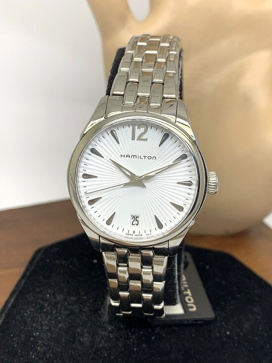 Hamilton Women\'s Watch H42211155 Jazzmaster Swiss Quartz Silver Steel 30mm main image 2